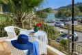 Terrasse mit Blick zum Strand